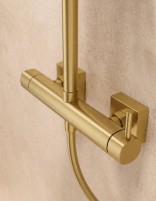 Conjunto barra ducha monomando - oro cepillado TOSCANA de IMEX detalle