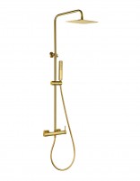 Conjunto barra ducha monomando - oro cepillado TOSCANA de IMEX