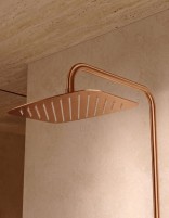 Conjunto barra ducha monomando - oro rosa cepillado TOSCANA de IMEX detalle