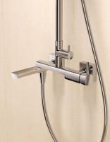 Conjunto barra bañera - cromo TOSCANA de IMEX detalle