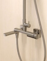 Conjunto barra bañera - níquel cepillado TOSCANA de IMEX detalle