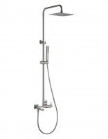 Conjunto barra bañera - níquel cepillado TOSCANA de IMEX