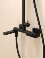 Conjunto barra bañera - negro mate TOSCANA de IMEX detalle