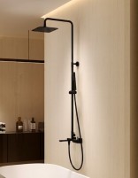 Conjunto barra bañera - negro mate TOSCANA de IMEX ambiente