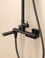 Conjunto barra bañera - black gun metal TOSCANA de IMEX detalle