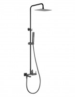 Conjunto barra bañera - black gun metal TOSCANA de IMEX