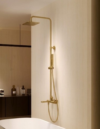 Conjunto barra bañera - oro cepillado TOSCANA de IMEX ambiente