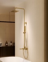 Conjunto barra bañera - oro cepillado TOSCANA de IMEX ambiente