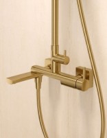 Conjunto barra bañera - oro cepillado TOSCANA de IMEX detalle