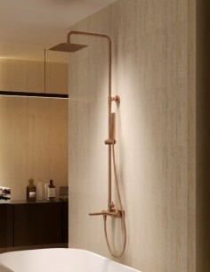 Conjunto barra bañera - oro cepillado TOSCANA de IMEX ambiente 2