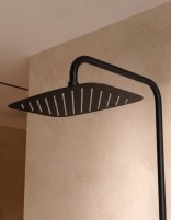 Conjunto barra ducha termostático - negro mate TOSCANA de IMEX detalle