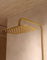 Conjunto barra ducha termostático - oro cepillado TOSCANA de IMEX detalle