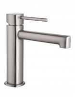 Grifo de lavabo monomando - níquel cepillado TOSCANA de IMEX