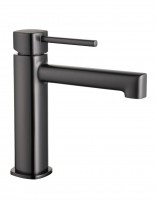 Grifo de lavabo monomando - black gun metal TOSCANA de IMEX