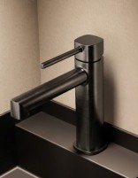 Grifo de lavabo monomando - black gun metal TOSCANA de IMEX ambiente