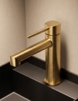 Grifo de lavabo monomando - oro cepillado TOSCANA de IMEX ambiente