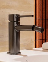 Grifo de bidé monomando - black gun metal TOSCANA de IMEX ambiente