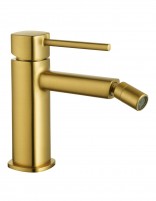 Grifo de bidé monomando - oro cepillado TOSCANA de IMEX