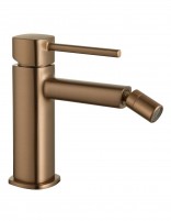Grifo de bidé monomando - oro rosa cepillado TOSCANA de IMEX