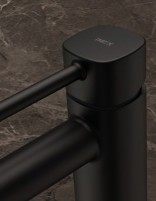 Grifo alto lavabo monomando - negro mate TOSCANA de IMEX detalle
