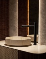 Grifo alto lavabo monomando - negro mate TOSCANA de IMEX ambiente