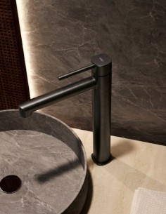 Grifo alto lavabo monomando - negro mate TOSCANA de IMEX ambiente 2