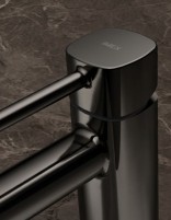 Grifo alto lavabo monomando - black gun metal TOSCANA de IMEX detalle