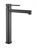 Grifo alto lavabo monomando - black gun metal TOSCANA de IMEX