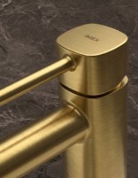 Grifo alto lavabo monomando - oro cepillado TOSCANA de IMEX detalle