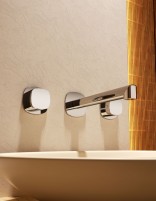 Grifo lavabo empotrado bimando - cromo TOSCANA de IMEX detalle