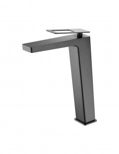 Grifo lavabo alto negro modelo SUECIA de Imex