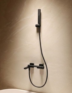 Conjunto de baño monomando - negro mate - TOSCANA de IMEX ambiente
