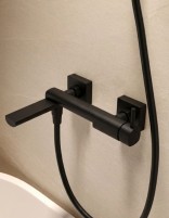 Conjunto de baño monomando - negro mate - TOSCANA de IMEX detalle