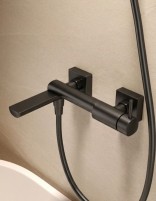 Conjunto de baño monomando - black gun metal - TOSCANA de IMEX detalle