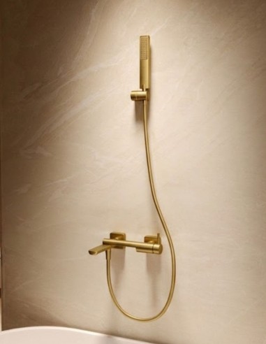 Conjunto de baño monomando - oro cepillado TOSCANA de IMEX ambiente