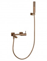 Conjunto de baño monomando - oro rosa cepillado TOSCANA de IMEX