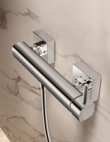 Conjunto de ducha monomando - cromo TOSCANA de IMEX detalle