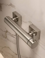 Conjunto de ducha monomando - níquel cepillado TOSCANA de IMEX detalle
