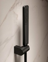 Conjunto de ducha monomando - negro mate TOSCANA de IMEX detalle