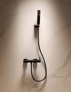 Conjunto de ducha monomando - negro mate TOSCANA de IMEX ambiente