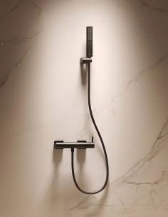 Conjunto de ducha monomando - negro mate TOSCANA de IMEX ambiente 2