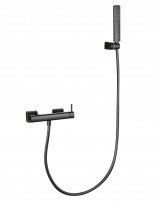 Conjunto de ducha monomando - black gun metal TOSCANA de IMEX