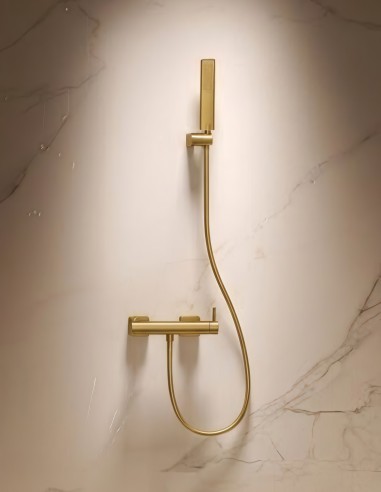 Conjunto de ducha monomando - oro cepillado TOSCANA de IMEX ambiente