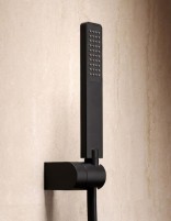 Conjunto de ducha termostático - negro mate TOSCANA de IMEX detalle