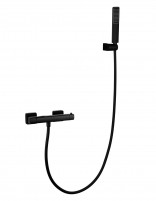 Conjunto de ducha termostático - negro mate TOSCANA de IMEX