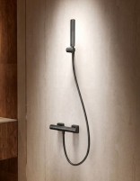 Conjunto de ducha termostático - black gun metal TOSCANA de IMEX ambiente