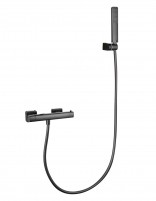 Conjunto de ducha termostático - black gun metal TOSCANA de IMEX