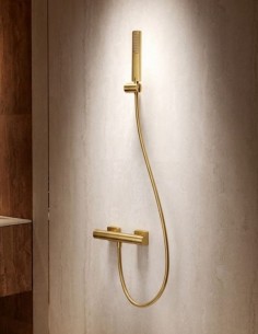 Conjunto de ducha termostático - oro cepillado TOSCANA de IMEX ambiente