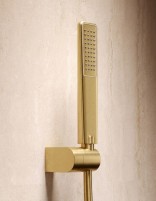 Conjunto de ducha termostático - oro cepillado TOSCANA de IMEX detalle