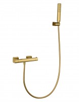 Conjunto de ducha termostático - oro cepillado TOSCANA de IMEX